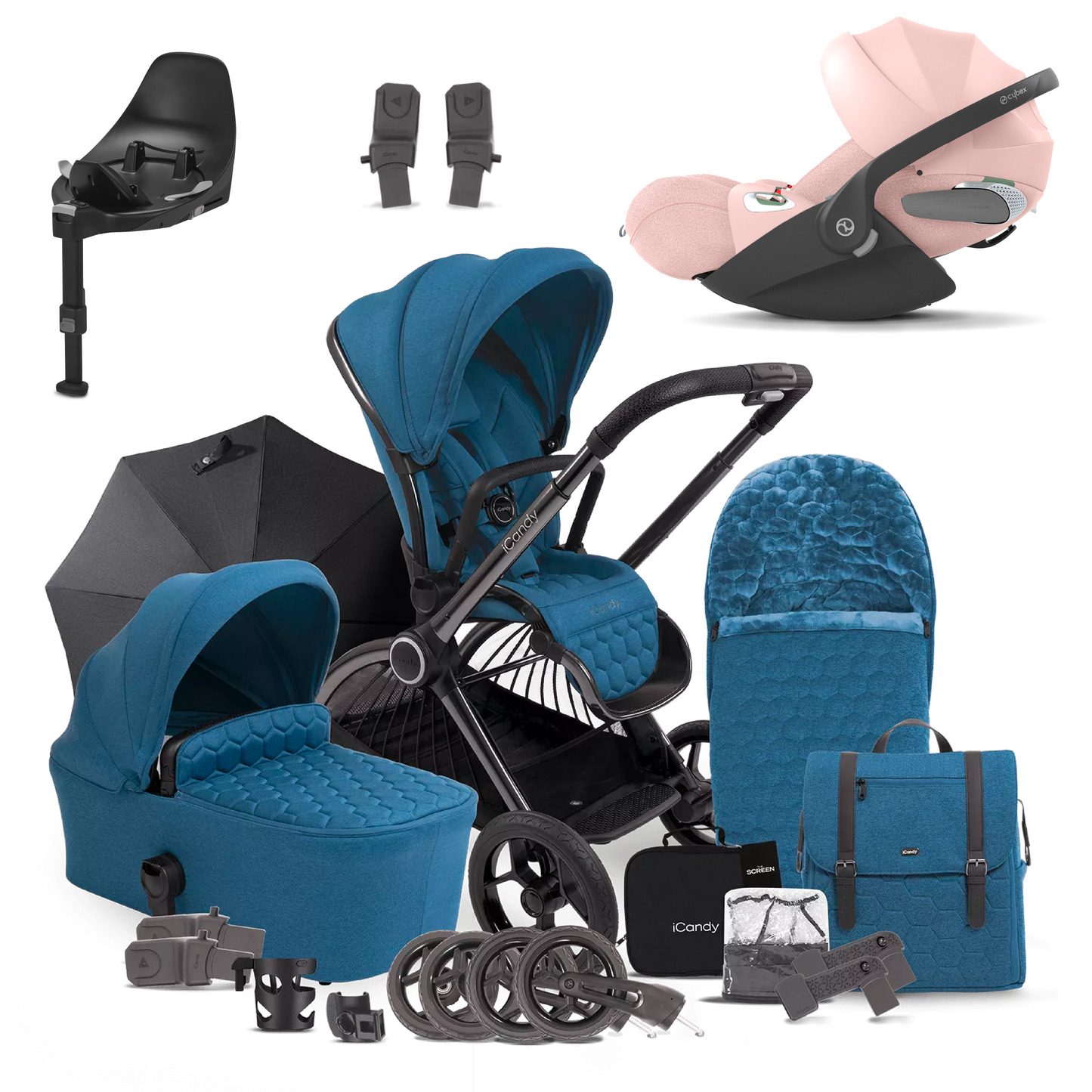 iCandy Core Complete Bundle with Cybex Cloud T