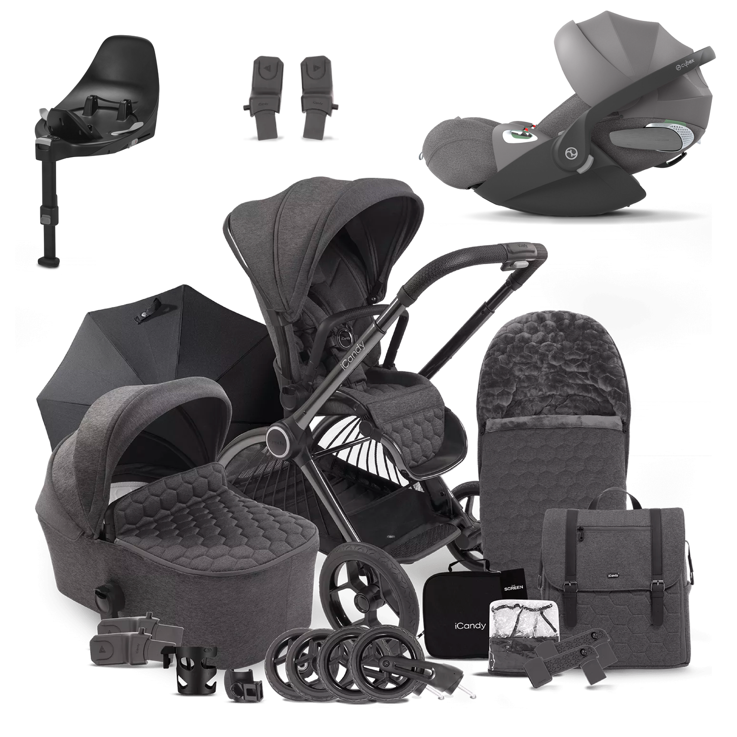 iCandy Core Complete Bundle with Cybex Cloud T