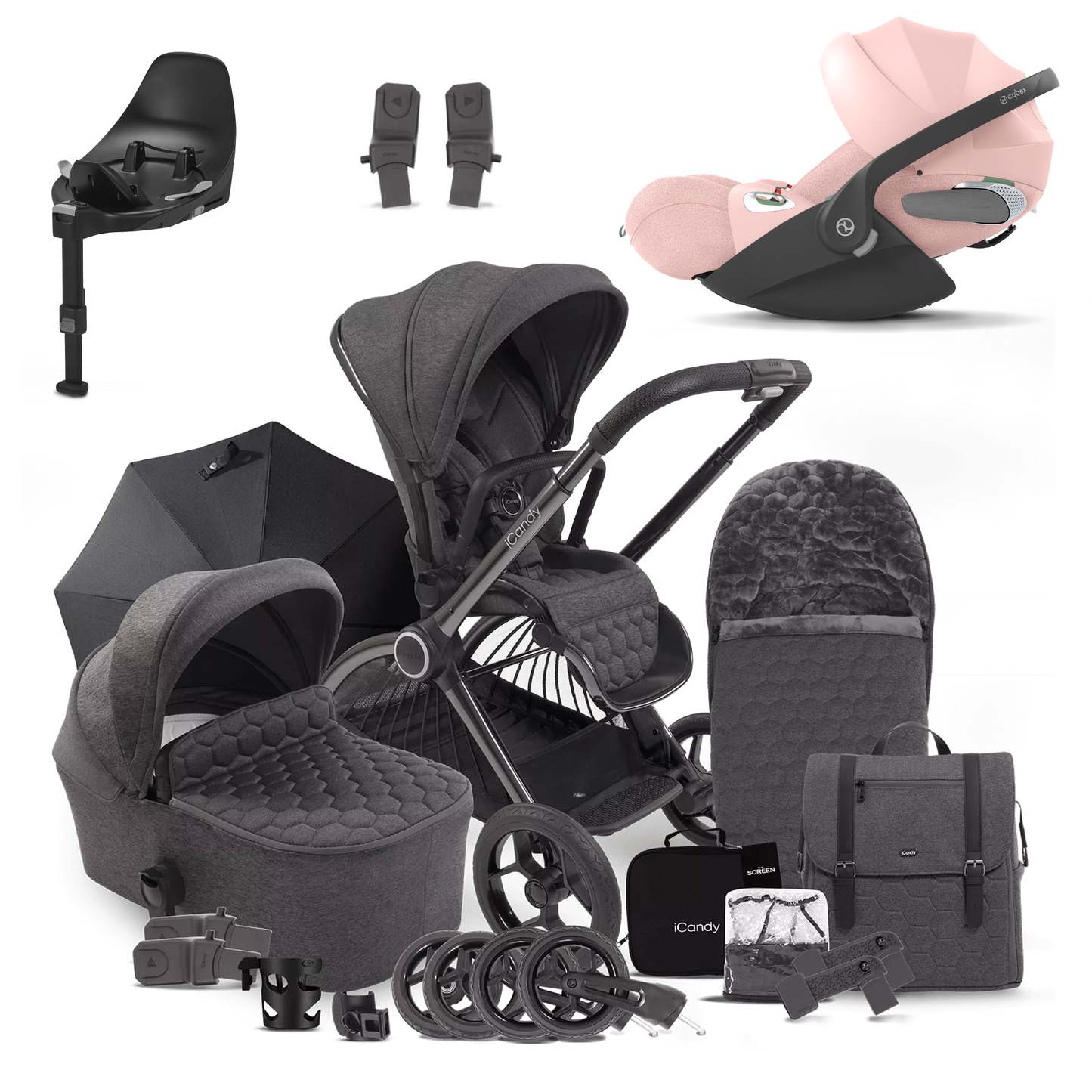 iCandy Core Complete Bundle with Cybex Cloud T