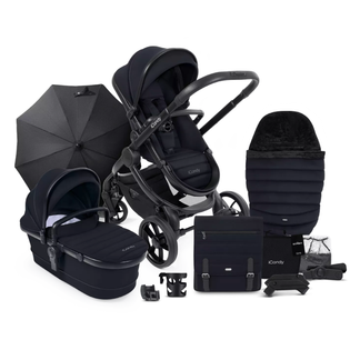 icandy peach 7 Pram Pushchair Bundle Black Edition