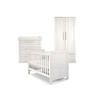 Mamas & Papas Atlas 3 Piece Cotbed Range with Dresser Changer and Wardrobe