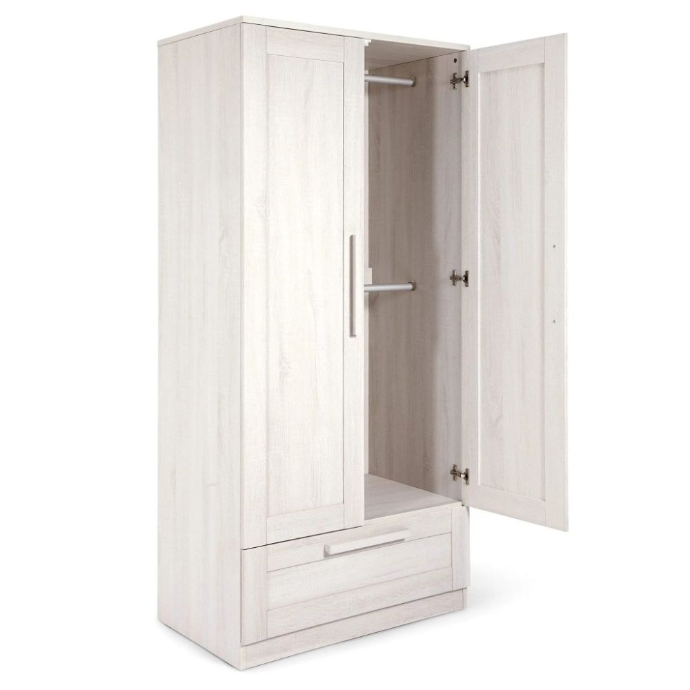 Mamas & Papas Atlas 3 Piece Cotbed Range with Dresser Changer and Wardrobe