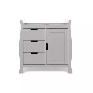 Obaby Stamford Classic 3 Piece Room Set with Cot Bed, Dresser Changer and Wardrobe