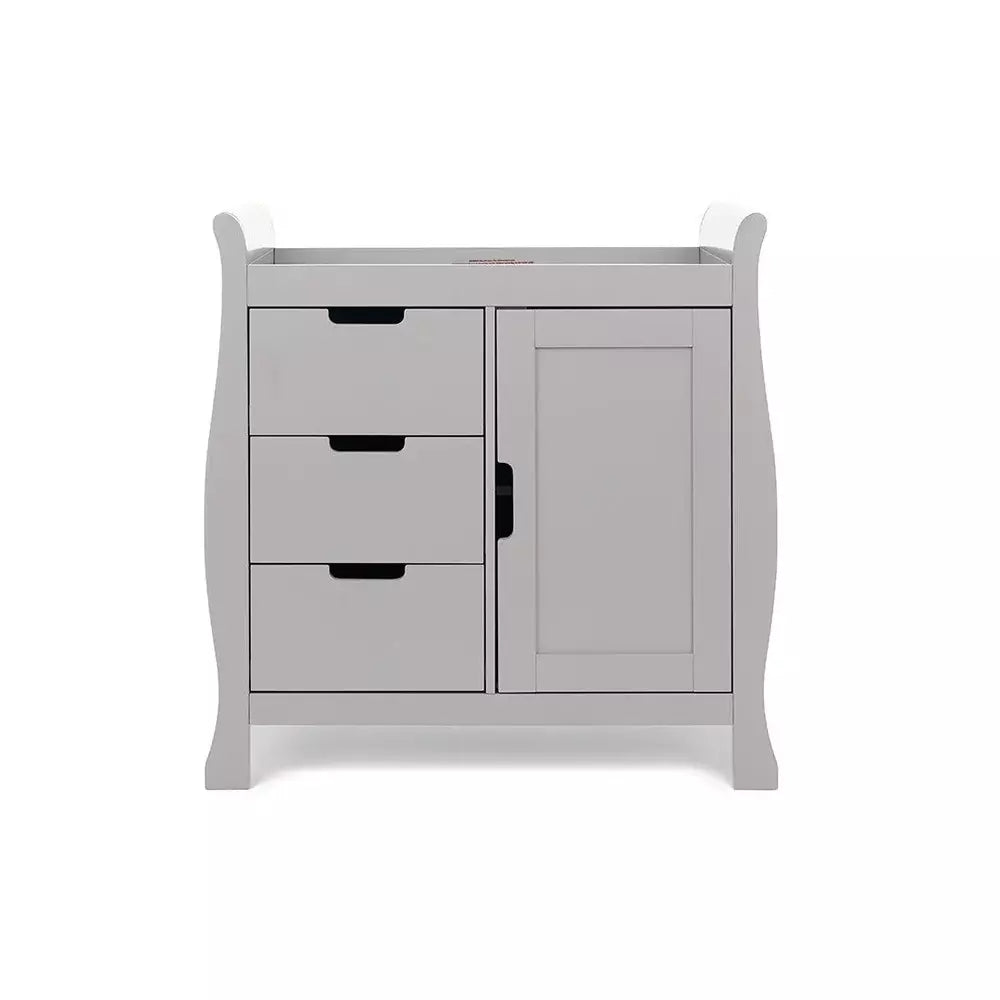 Obaby Stamford Classic 3 Piece Room Set with Cot Bed, Dresser Changer and Wardrobe