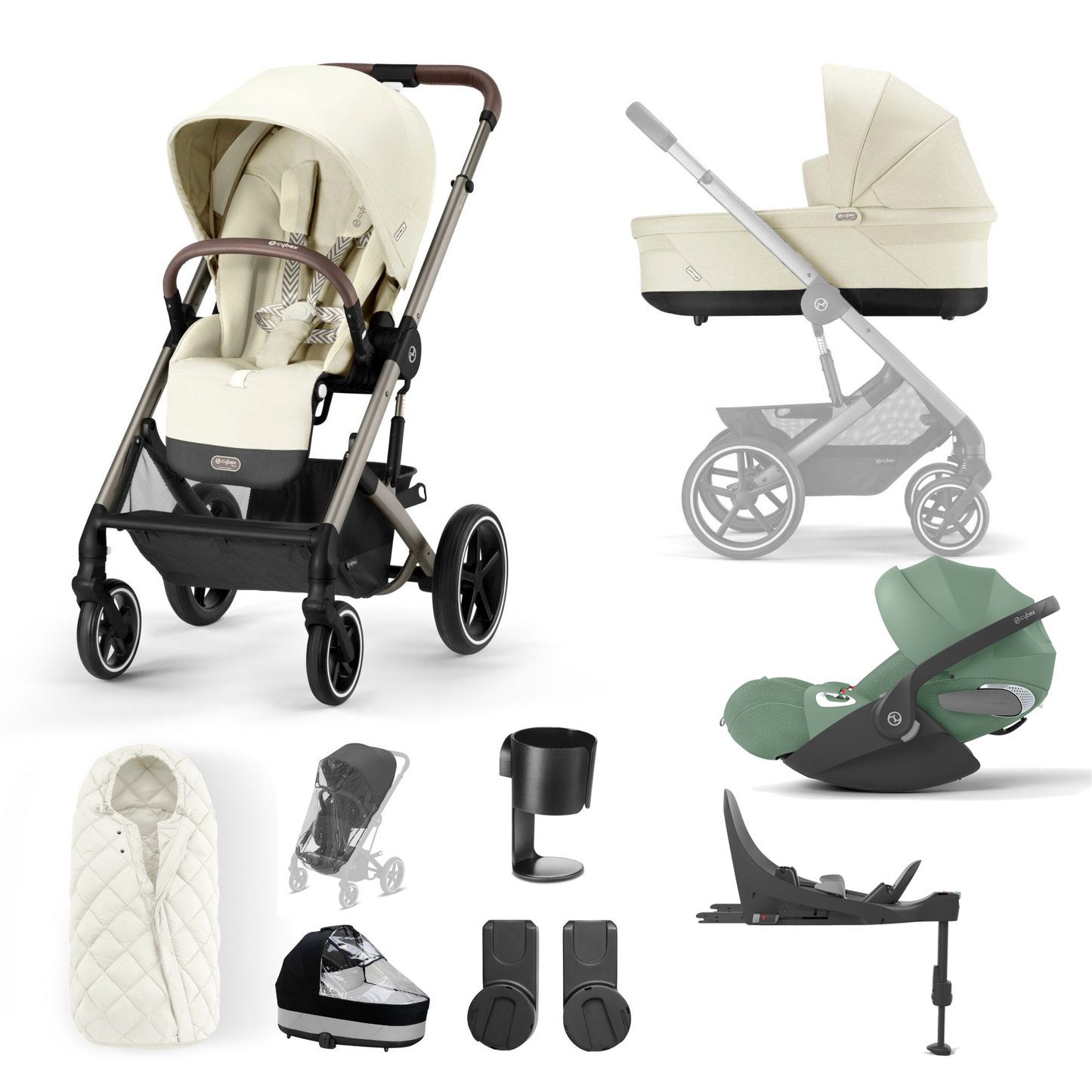 Cybex Balios S Lux Travel System with Cloud T Car Seat BabyDoc Shop Ireland